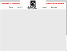 Tablet Screenshot of adi-acoustics.com